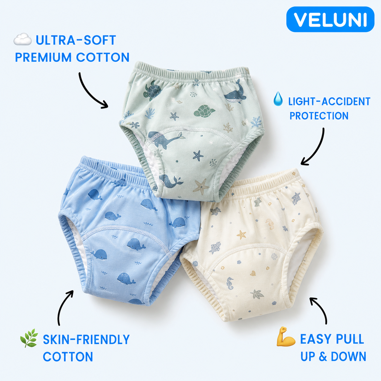 Veluni™ Potty Training Pants