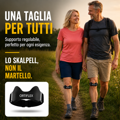 OrtiFlex™ Fascia rotulea mirata per ginocchio