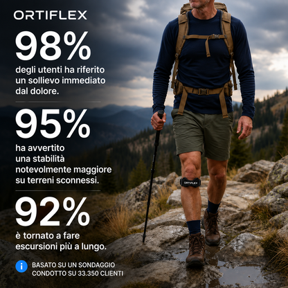 OrtiFlex™ Fascia rotulea mirata per ginocchio